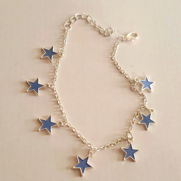 NWT Luminous Glowing Stars Chain Barefoot Sandal Beach Anklet Ankle Bracelet - Picture 2 of 7
